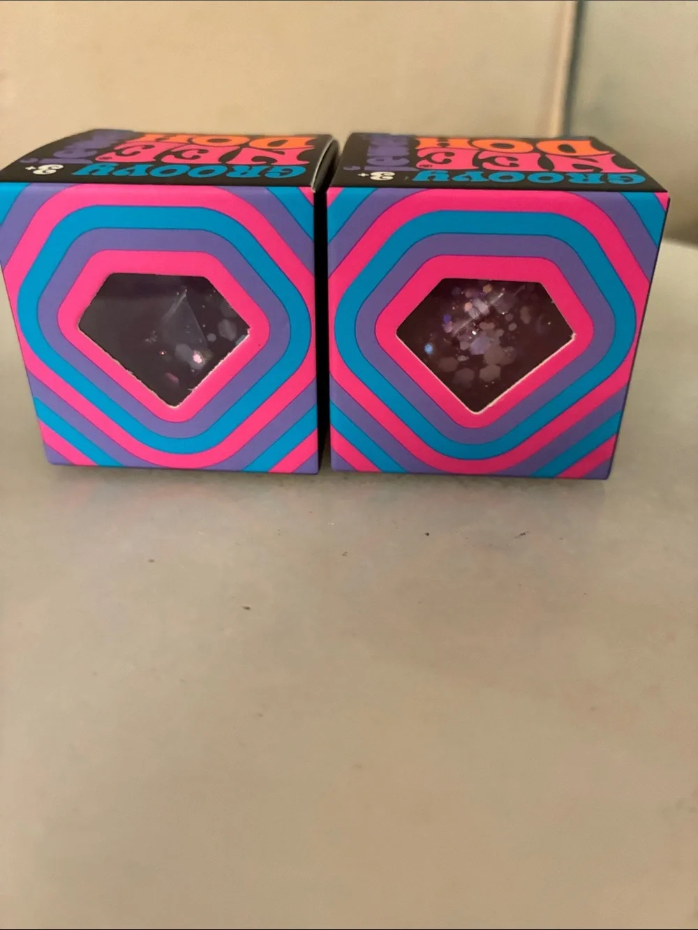 Needoh Groovy Jewel Super Sparkly Squish
